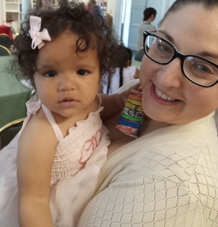 Acacia celebrating her first birthday at Still Water Christian Fellowship