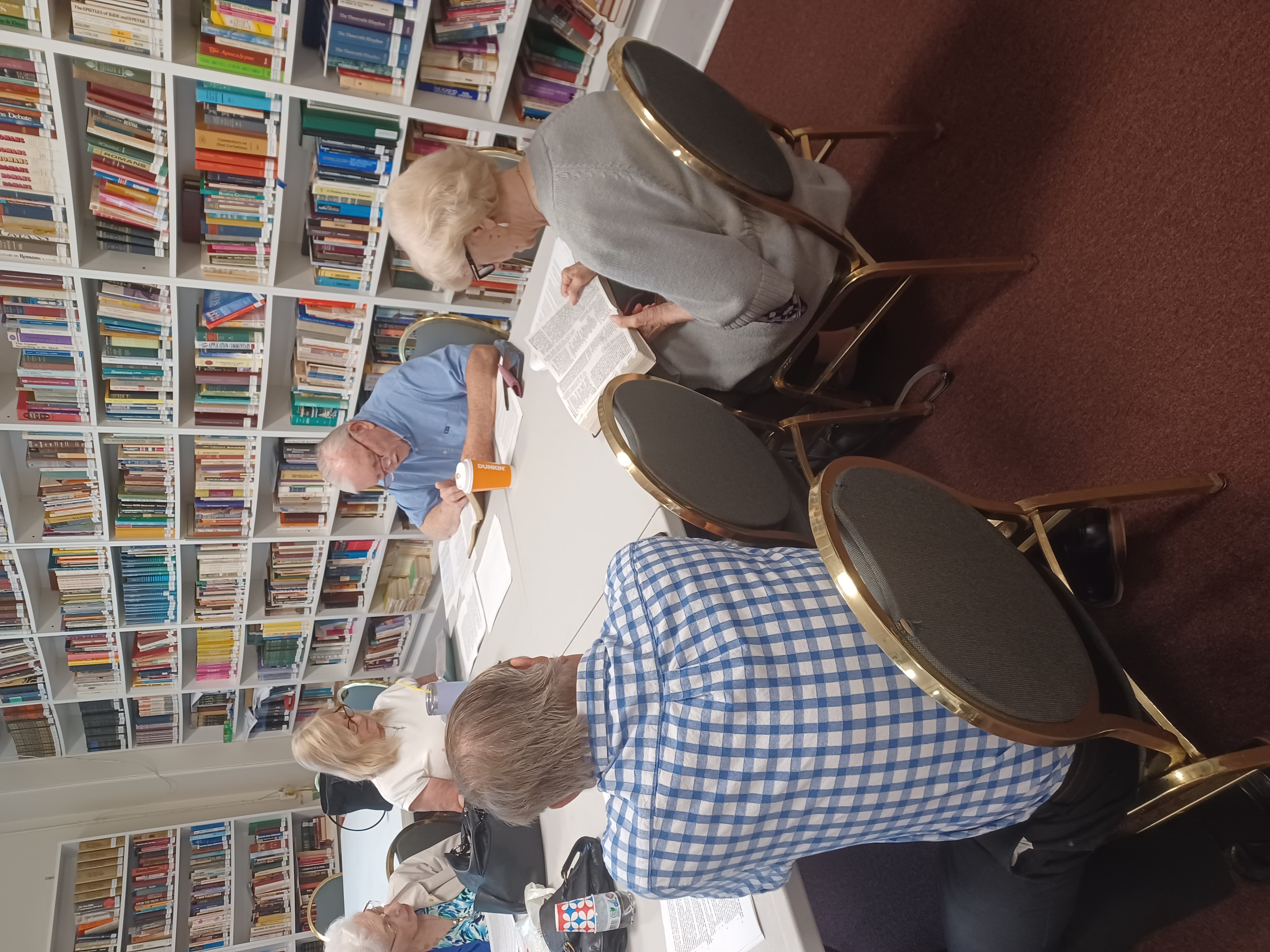 Adult Sunday School gathering at Still Water Christian Fellowship